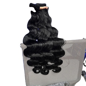 100% Raw Vietnamese European Remy <b>Extensions</b> <b>Tip</b> Tape Ins Single Donor Bundle Body Wavy for Machine Double Weft Taka - Product Image 6