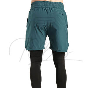 กางเกงขาสั้นเอวาราห์สำหรับผู้ชายกางเกงขาสั้นระบายอากาศได้ดีสีพื้นออกแบบได้ตามต้องการ - Product Image 3