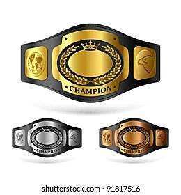 Cinturón de Cuero Personalizado para Campeonato de Flyweight, Boxeo y MMA, con Placa Dorada, Alta Calidad, Transpirable, Resistente, para Deportes de Combate, Todas las Temporadas - Product Image 3