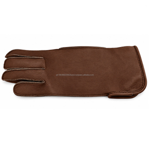 Gants de fauconnerie en cuir souple double couche de haute qualité, personnalisables, 30 cm, taille sur mesure, pour le chasse au gibier, thermiques, vente en gros - Product Image 2