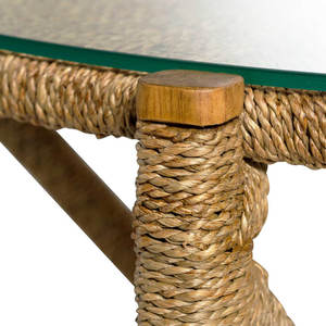 Mesa Auxiliar Superior de cristal para muebles de sala de estar - Product Image 5