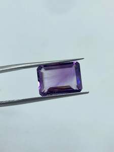 Pierres d'améthyste naturelle brute de haute qualité, pierre de guérison, améthyste 6,49 carats 10x14 mm à vendre - Product Image 4