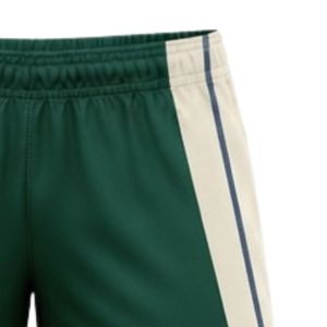Pantalones Cortos de Netball Sublimados en Verde Oscuro y Blanco, Unisex, de Poliéster Ligero, Uniforme Deportivo, Ropa Deportiva para Equipos, Ropa de Competición - Product Image 4