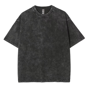 เสื้อยืดโอเวอร์ไซส์ทรงใหม่ล่าสุดสไตล์แอซิดวอชสำหรับผู้ชาย เสื้อยืดพรีเมียมน้ำหนักเบาสำหรับผู้ชาย ฤดูร้อน - Product Image 3