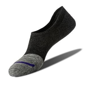 Men's Solid Color Ankle <b>Socks</b> Breathable Knitted Cotton Spandex Invisible <b>Socks</b> for Daily Use Summer Style - Product Image 3