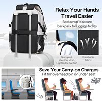 Sac à dos vintage pour étudiant, léger, durable, unisexe, pour ordinateur portable 15,6 pouces, en nylon imperméable et respirant, avec fermeture éclair