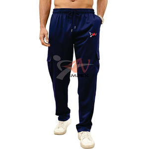 Pantalones Deportivos Casuales Holgados con Bolsillos para Hombre, Pantalones Deportivos Tipo Cargo, Pantalones Atléticos con Parte Inferior Abierta - Product Image 5