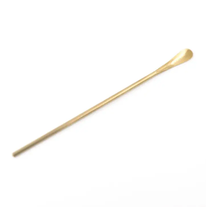 Trendy Durable Brass <b>Bar</b> Spoon with Long <b>Twisted</b> Handle Customizable for Wedding & Home Decor Low Price - Product Image 3