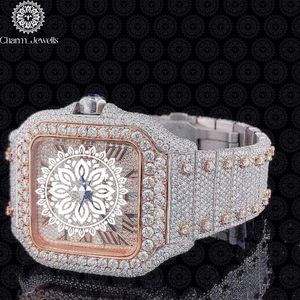 Montre de luxe pour homme Charm_Jewells, boîtier en acier inoxydable, cadran de 43 mm, bracelet en acier inoxydable, mouvement mécanique, étanche à 10 bars - Product Image 3
