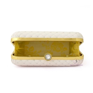 Elegant Indian Handmade Women's Embroidered Sequins Design Clutch Purse Evening Clutch <b>Bag</b> with Detachable Chain Strap for women - Product Image 6