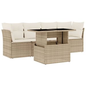 Conjunto de Sofás de Jardín Color Beige - Product Image 2