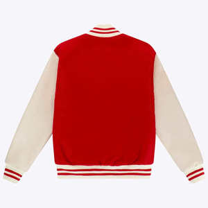 Casual Sportswear <b>Men</b> <b>Baseball</b> <b>Jacket</b> With Custom Fabric Color and Size Low MOQ OEM ODM - Product Image 2
