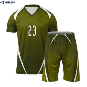 OEM Custom Volleyball Jersey Set Moisture Wicking Breathable Training Match Uniform - Product Image 2