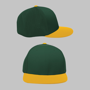 Laine Melton personnalisé feutre broderie Logo Golf chapeaux papa chapeau plat bord non structuré casquette de Baseball avec sangle arrière en cuir - Product Image 1