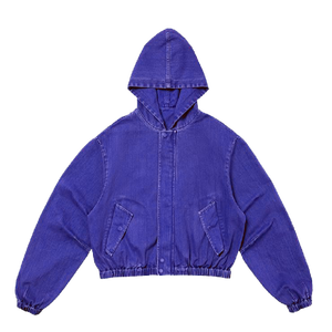 Sweat à capuche unisexe en molleton de coton uni, personnalisé avec logo imprimé 3D en relief, brodé et perlé, coupe oversize, décontracté d'hiver, teint, vierge, doux et ample - Product Image 2