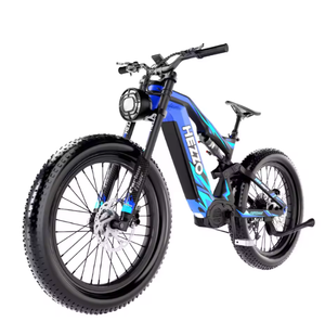 จักรยานไฟฟ้า HEZZO K9 รุ่นใหม่ล่าสุด ราคาโรงงาน มอเตอร์กลาง 1000W Brushless ลิเธียม คาร์บอนไฟเบอร์ สปอร์ต 52V 26 นิ้ว ดิสก์เบรก D - Product Image 1