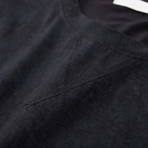 Nouveau design T-shirt homme délavé à l'acide 100% coton avec logo personnalisé, épaules tombantes, coupe classique, prix bas - Product Image 6