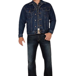 Manufacturer Direct Custom Men's Jeans Jackets <b>Coats</b> Breathable Cotton <b>Denim</b> Winter Shirts Good Quality Private Label Plus - Product Image 3