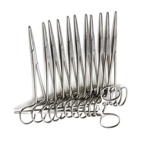 คีมหนีบหลอดเลือด Crile Hemostatic Forceps ทำจากเหล็กกล้าไร้สนิม เครื่องมือหนีบหลอดเลือดสำหรับการผ่าตัด  เครื่องมือควบคุมหลอดเลือดความแม่นยำสูงระดับมืออาชีพ สำหรับใช้ทางคลินิก - Product Image 5