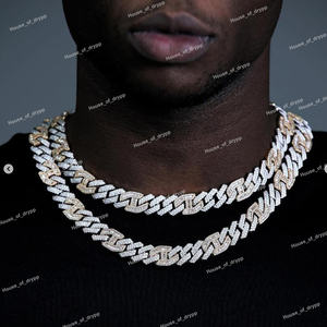 สร้อยคอเพชรโมอิสแฟชั่นสำหรับผู้ทดสอบเพชรประดับเพชรเม็ดเพชร - Product Image 3