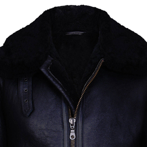 Customized Real Sheepskin Shearling Fur <b>Jacket</b>/2022 Black Sheepskin <b>Winter</b> <b>Jacket</b> Brown/Top Sheepskin Fur <b>Jacket</b> for <b>Men</b> - Product Image 6