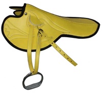 Selle d'équitation islandaise en cuir Étriers de cheval en cuir