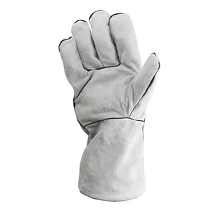 Guantes de Soldador Resistentes al Calor, de Alta Calidad, con Diseño de Logotipo Personalizado, Textura de Cuero Granulado, Protección General - Product Image 6
