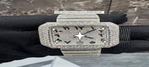 Reloj Mecánico de Acero Inoxidable para Hombre de 41 mm, con Diamantes Moissanite VVS1, Movimiento Automático, Estilo Hip Hop, Hecho a Mano, Deportivo y Ejecutivo - Product Image 6