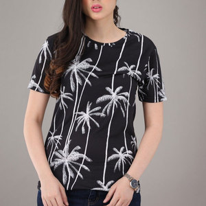 เสื้อยืดผู้หญิงแบบซับลิเมชั่น แห้งเร็ว สวมใส่สบาย แขนสั้น ระบายอากาศได้ดี เสื้อยืดผู้หญิงแบบเรียบๆ สั่งทำได้ มีจำหน่าย - Product Image 3