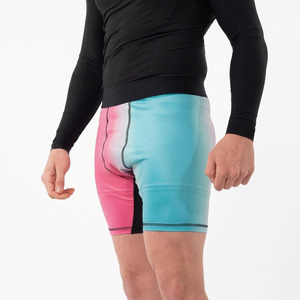 Nouvel Arrivage Short de Compression Décontracté Uni Ultra-léger Imperméable Anti-plis à Taille Mi-haute Élastique - Product Image 5