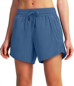 Shorts de sport taille haute personnalisés pour femmes, extensibles, pour le yoga, la course, la gym, l'entraînement et les activités sportives - Product Image 3