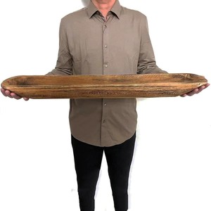 Bols à mélanger en bois de pin rustique style ferme, vente en gros |   Bols en bois faits à la main en Inde - Product Image 5