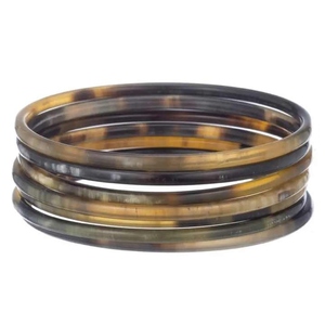 Buffalo Horn <b>Bangles</b> <b>for</b> Women Handmade Ethnic Bracelet Set Natural Ox Horn Fashion Jewelry Gift Collection - Product Image 4
