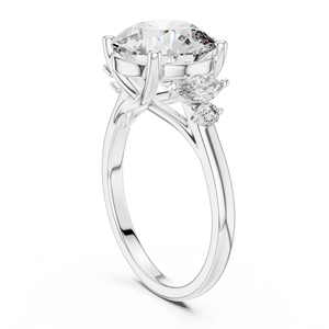 Anillo de Diamante Moissanita de Plata de Ley 925 Estilo Vintage, Fabricante y Proveedor de Joyería Fina al por Mayor - Product Image 3