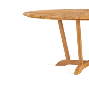 Table ronde de style classique pour restaurant, en bois massif, pour la décoration de la maison et de jardin. - Product Image 6
