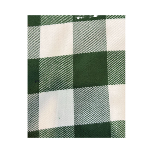 100% Acrylic Blend Cotswool Woven Fabric <b>for</b> Chackets 300 Gsm in Green and <b>White</b> with Trendy Patterns - Product Image 1