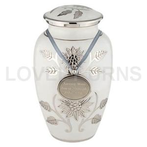 Urna Funeraria para Adultos Estilo Americano LU Grace Blanca, Capacidad de 200 Pulgadas Cúbicas - Product Image 2