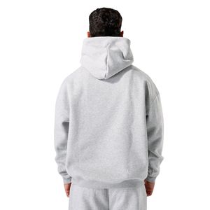 Sweat-shirt à capuche gris chiné pour homme, en molleton épais, à manches longues, décontracté, athlétique, streetwear, entraînement, vêtements de sport - Product Image 6
