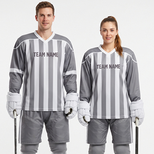Tenue d'équipe de hockey sur glace de qualité supérieure, uniforme personnalisé pour les matchs de hockey sur glace, ensemble de maillots, uniforme professionnel de hockey sur glace - Product Image 1