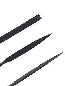 Juego de Limas de Mano de Acero de Grado Industrial de 250 mm, 3 Limas Triangulares, Cuadradas y Semicirculares, Corte Suave, Grosor de 8 mm, Natural, PRECIO BAJO - Product Image 6