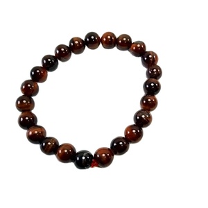 High Quality <b>Bracelet</b> red tiger Eye Round <b>Bead</b> Adjustment <b>Bracelet</b> Gemstone Healing Fashion Jewelry <b>Men</b> and Women Gift Energy - Product Image 1