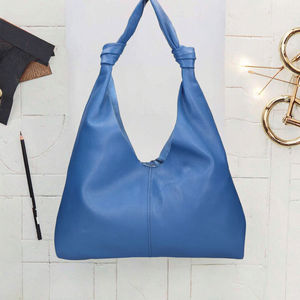Sac à main en cuir souple personnalisé pour femme, grande capacité, sac hobo, fermeture éclair, portable, design minimaliste, sac à bandoulière, sac fourre-tout 35 - Product Image 2