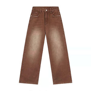 Nuevos Pantalones Vaqueros de Mezclilla para Hombre, Personalizados, Lavados, de Corte Recto, a la Moda - Product Image 5