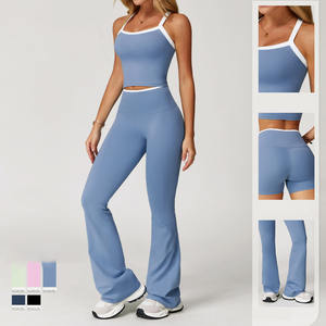 Ensemble de Vêtements de Sport en Gros pour Femme : Soutien-Gorge et Pantalon de Yoga de Haute Qualité pour la Course et le Fitness - Product Image 3
