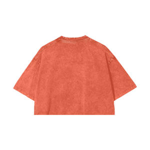 Camiseta Larga de Manga Corta con Cuello Redondo y Bordado para Mujer, Talla Grande, 100% Algodón Orgánico, Transpirable, Ecológica, Informal - Product Image 2