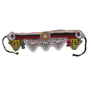 Cinturón Vintage para Danza del Vientre, Cinturón Tradicional Afgano, Kuchi Tribal, BB018A, Banjara Antigua, Cinturones con Cuentas Hechos a Mano, Vintage Real - Product Image 1