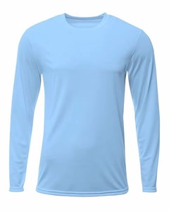 T-shirts d'été légers à manches longues pour hommes, personnalisables avec logo, anti-humidité et respirants, vente en gros, usine OEM - Product Image 3