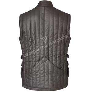 Chaleco de Piel Vacuna Genuina 2026, Multibolsillos, de Secado Rápido, para Pesca y Caza al Aire Libre, para Hombre - Product Image 2