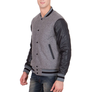 Veste de sport d'hiver pour homme avec logo personnalisé brodé, 100% laine, séchage rapide, respirante - Product Image 3
