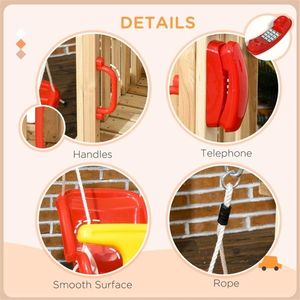 Wooden Swing Set for Outdoor Play - Product Image 6